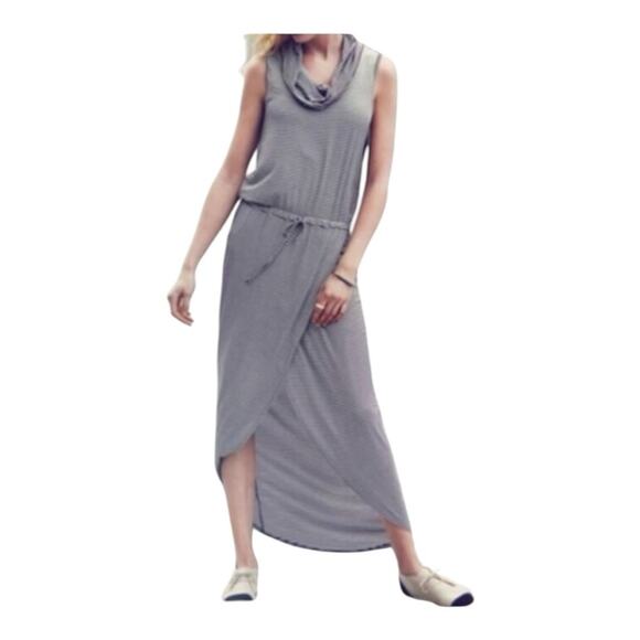 Dolan Anthropologie Knit Sleeveless Cowl Neck Striped Dress SZ M - Picture 10 of 10